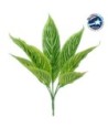 GloboStar® PEACOCK PLANT L.GREEN 78287 Τεχνητό Φυτό Καλαθέα Α.Πρ. - Μπουκέτο Διακοσμητικών Φυτών - Κλαδιών με Φύλλωμα Πράσινο Υ30cm